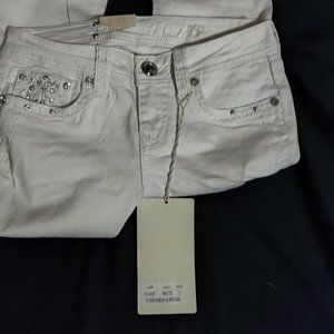 NWT LA Idol White Jeans